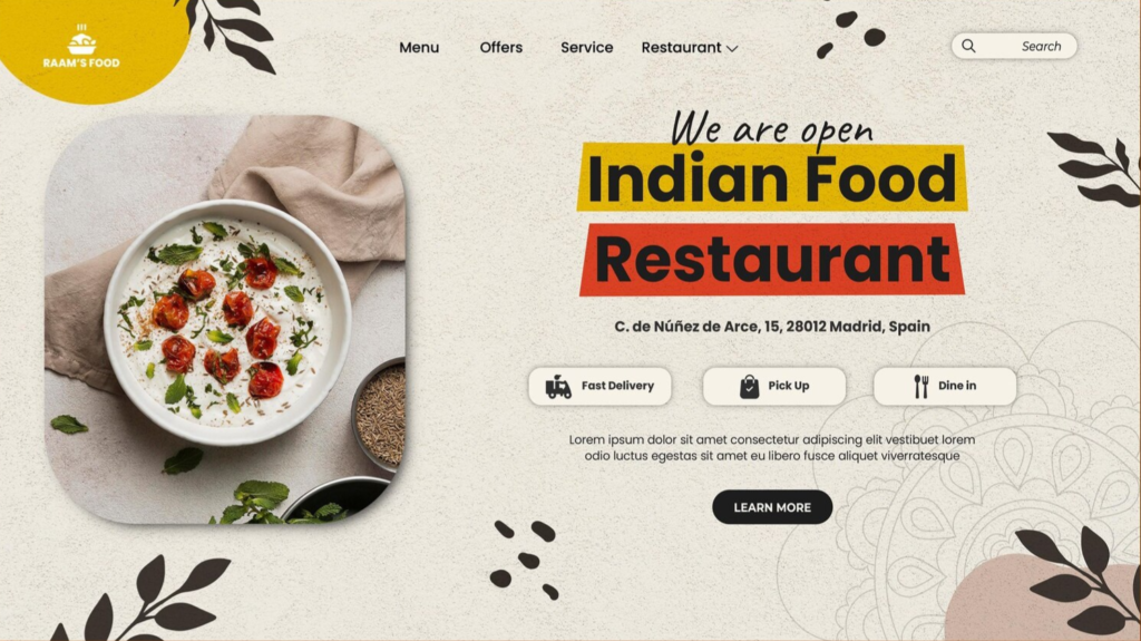 Restaurant Website